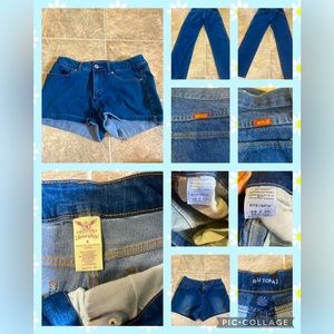 8 and 29 Straight jeans and shorts.